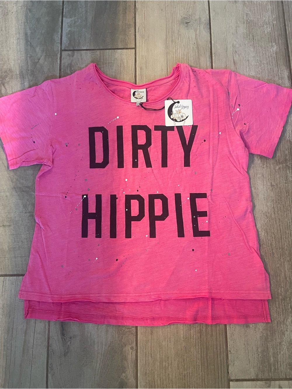 Dirty Hippie tee in Dragonfruit